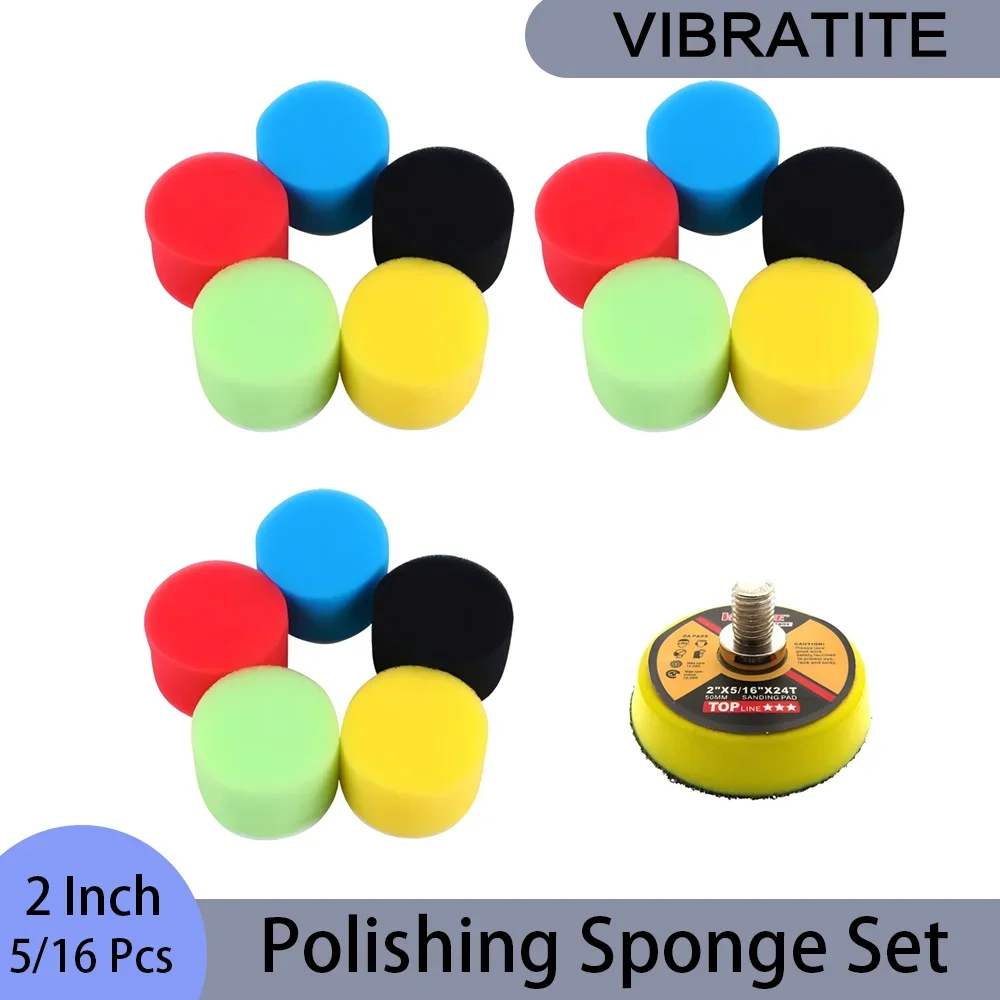 Polish Pad Set Buffer - Набор из 5/16 шт. полировальных губок
