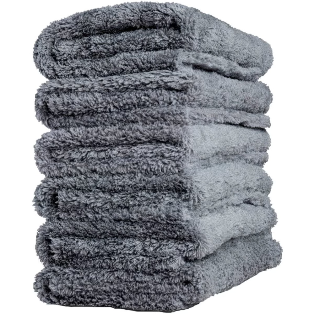 Microfiber Towel Detailing - 1/2/3/6 шт. 400GSM Ультрамягкие безрамочные микрофибровые