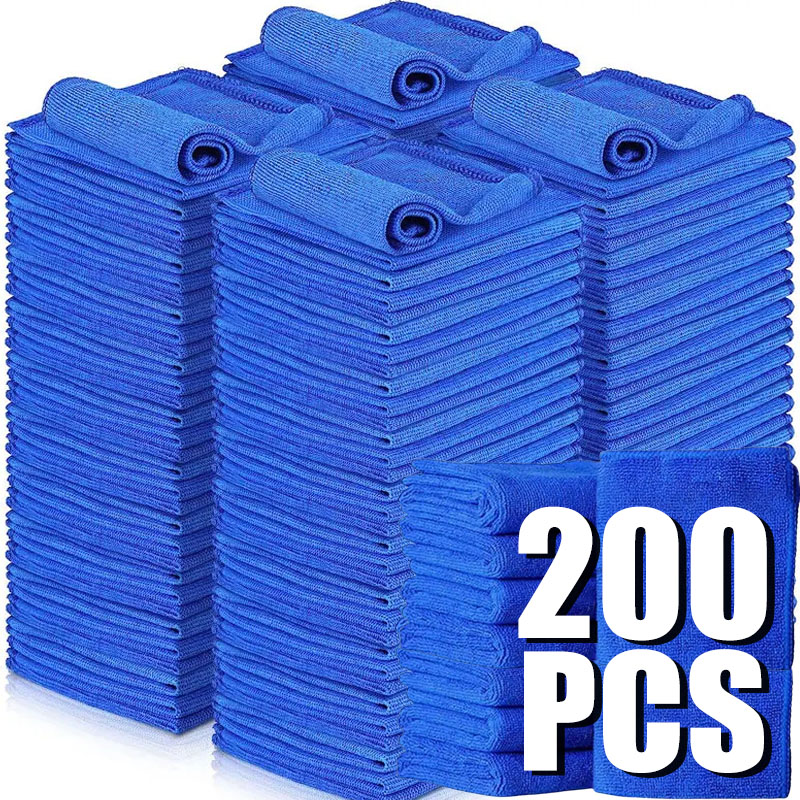 Microfiber Towel Detailing - 10/200 шт., полотенца из микрофибры для