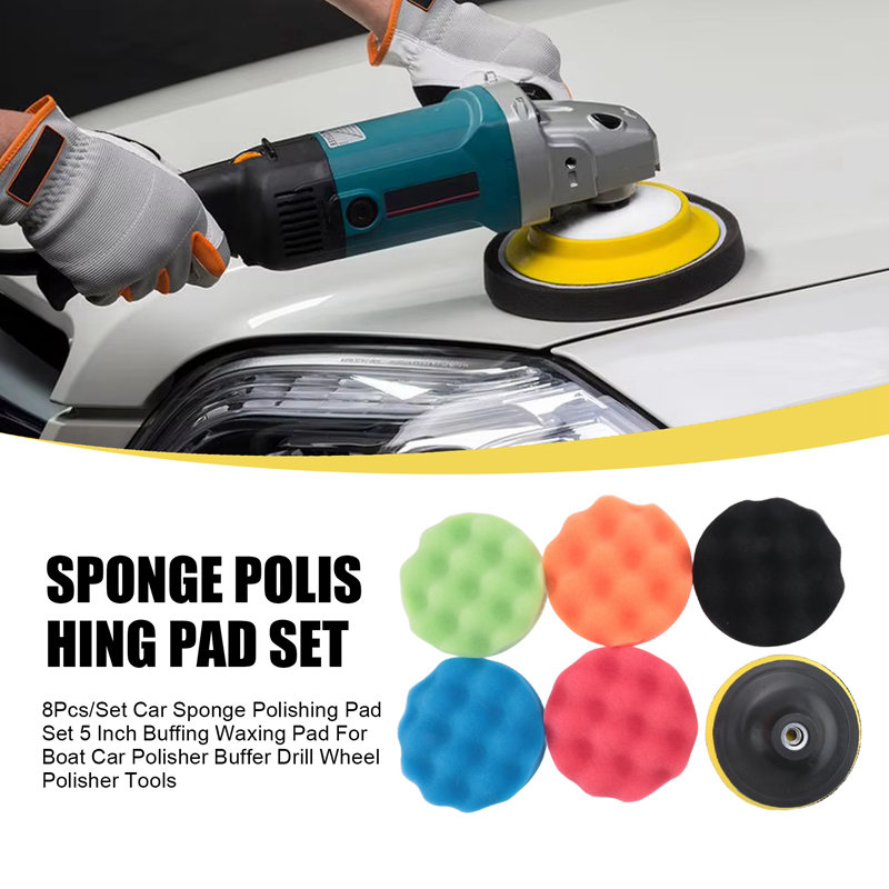ABJA-8 шт./компл., набор автом – обзор и цена Polish Pad Set Buffer