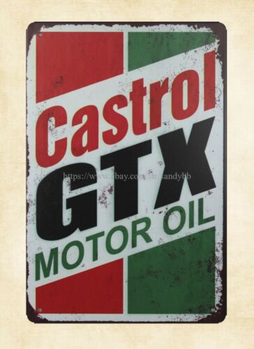 Металлическая жестяная табличк – обзор и цена Castrol Oil Gtx
