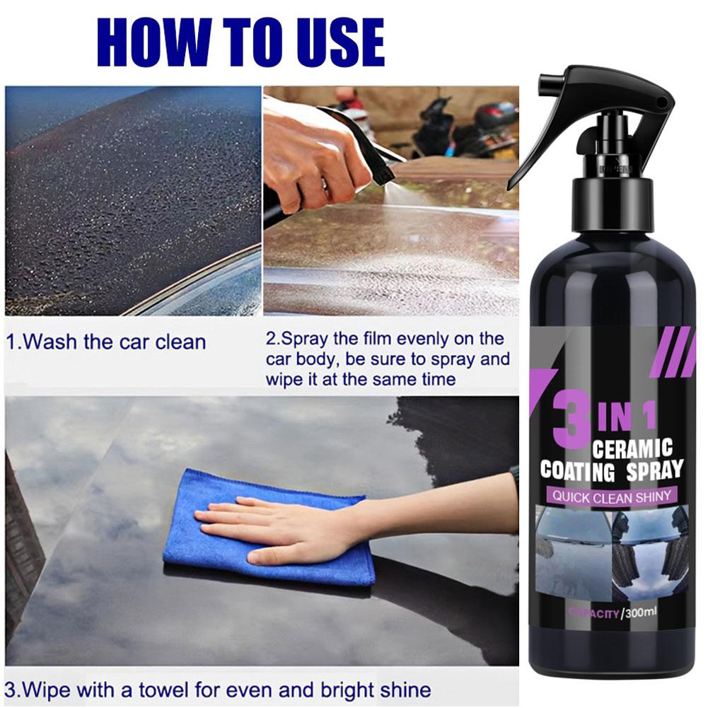 Спрей для быстрой очистки и уд – обзор и цена Car Wax Ceramic Coating